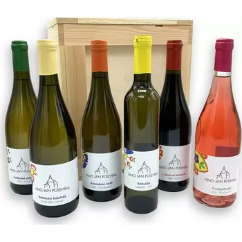 Degustační sada 6 moravských vín