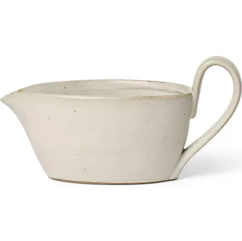 Úložný box Ferm Living, Omáčník Flow krémový - Formadore