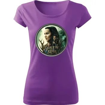 Dámské tričko Dámské tričko Světlo a Stíny fialové