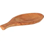 Miska z olivového dřeva s držadlem