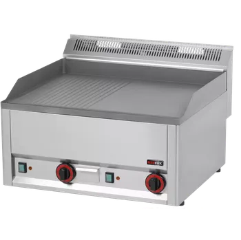 Kuchyňský gril Grilovací deska 65x48 elektrická kombinovaná bez podestavby 400 V | REDFOX - FTHR 60 EL