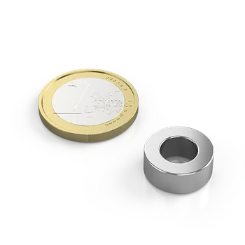 Dekorativní magnet Neodymový kruhový magnet Ø&nbsp;15/8 mm, v.&nbsp;6&nbsp;mm, síla 4,7 kg