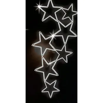 Vánoční světelný řetěz Polamp POL-0237 - 2D dekorace - Ozdoba sloupů - 200 x 100 cm