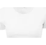 Build Your Brand Dámské crop top tričko do pasu s příměsí elastanu Barva: Bílá, Velikost: 5XL BY042