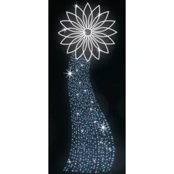 Vánoční osvětlení Polamp POL-1237 - 2D dekorace - Ozdoba sloupů - 400 x 150 cm