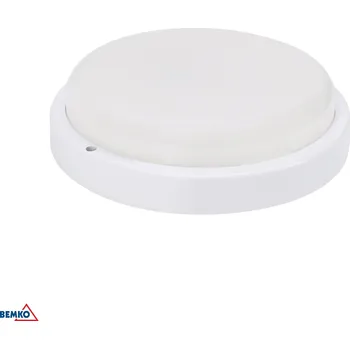 Žárovka Bemko Plafoniera KANLO LED 18W bílá kulatá s čidlem