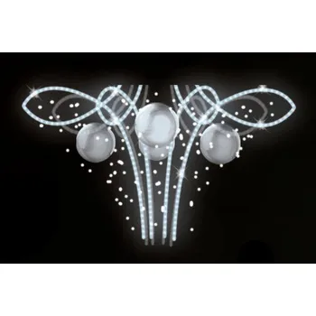 Vánoční světelný řetěz Polamp POL-0823 - 3D dekorace - Ozdoba sloupů - 80 x 120 cm