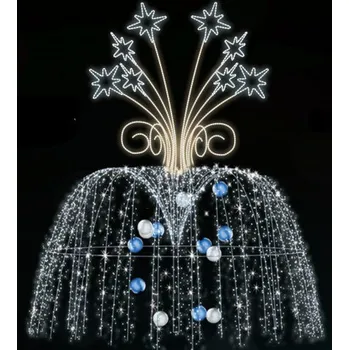 Vánoční osvětlení Polamp POL-2972 - 3D dekorace - Fontána - 400 x 350 cm