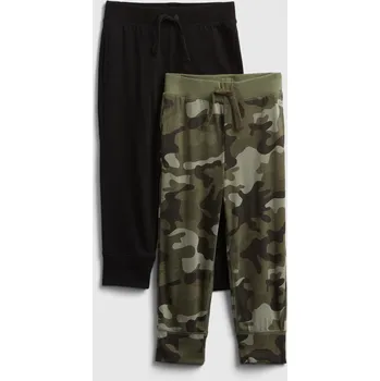 GAP Dětské tepláky organic cotton , 2ks - Kluci GAP černá | šedá | kaki 2143276