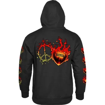 Pánská mikina bones Pánská mikina heart and soul hood black