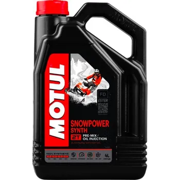 Motorový olej MOTUL SNOWPOWER SYNTH 2T - 4L (Olej pro sněžné skútry Motul Snowpower Synth 2T)