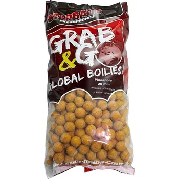 Boilies Starbaits Boilie Grab & Go Global Boilies Pineapple Hmotnost: 2,5kg, Průměr: 24mm