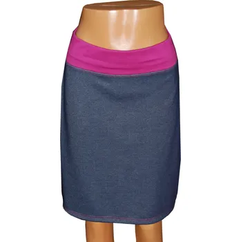 Dámská sukně dosupliku Dámská sukně teplá M modrá
