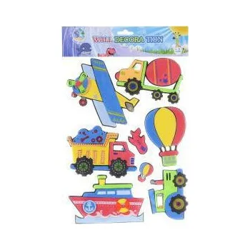 Hračka pro nejmenší Nástěnná dekorace dopravní prostředky
