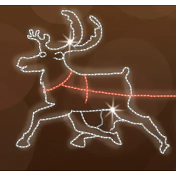 Vánoční světelný řetěz Polamp POL-0400 - 2D dekorace - více ozdob - 180 x 200 cm