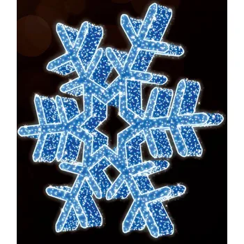 Vánoční osvětlení Polamp POL-2903 - 3D dekorace - Vločka - Ø490cm