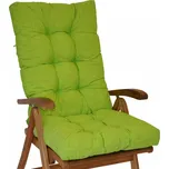 Nábytek PEGAS Polstr na teakové zahradní křeslo vysoké - látka světle zelený melír