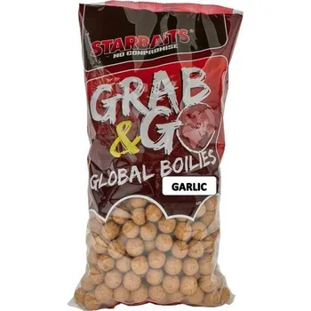 Boilies Starbaits Boilies Global Garlic Hmotnost: 2,5kg, Průměr: 24mm