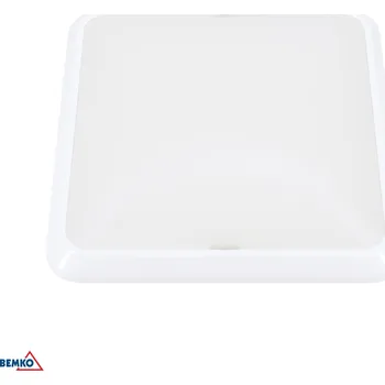 Osvětlení Bemko Plafoniera LED DORIA 20W 4000K 1600lm IP20 hranatá pohyb. senzor s funkcí plán. bílá