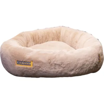 Pelíšek pro psa CROCODOG pelíšek pro psy a kočky - ortopedický - CREAM BEIGE