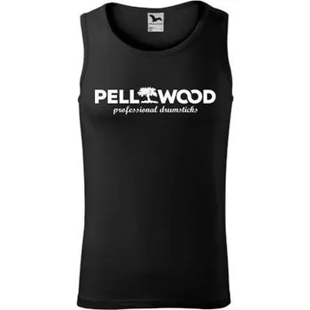 Palička PELLWOOD | Pánské tílko PELLWOOD Professional Drumsticks - černé - Velikost XL