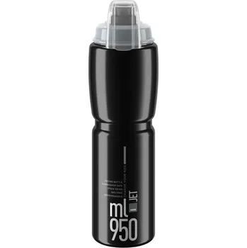 Láhev Láhev ELITE Jet Plus 0,95l - černá, šedé logo