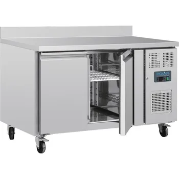 Mraznička Polar dvoudveřový mrazicí stůl se soklem 282l