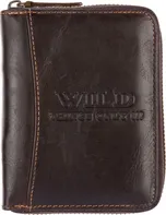 Wild Pánská kožená peněženka na zip 5508 hnědá