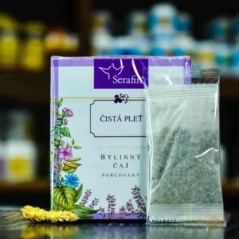 Čaj Serafin – byliny s.r.o. Čistá pleť - bylinný čaj porcovaný 250ml – osobní odběr v Pardubicích a Jihlavě