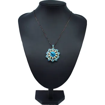 Náhrdelník Náhrdelník z modré rivoli