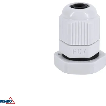 kabelová chránička Bemko Kabelová vývodka PG-7 šedá