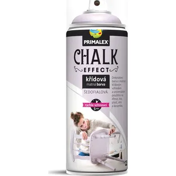 Barva ve spreji PRIMALEX CHALK EFFECT křídová matná barva ve spreji 400 ml Šedofialová MAT