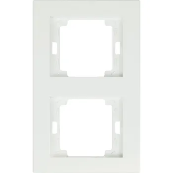 vypínač Abex Rámeček RA-2OP - série ONYX barva: bílá