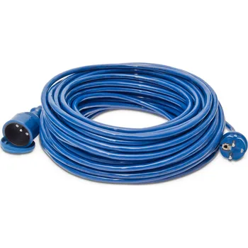 Prodlužovací kabel Plastrol Prodlužovací přívod HEAVY LINE, 2p+Z, 16A, 20m 4000W, 3x1,5mm, modrý
