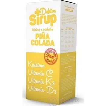 Sirup Pharmadis Doktor Sirup kalciový sirup s příchutí PINA COLADA 200 ml