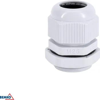 kabelová chránička Bemko Kabelová vývodka M-25 šedá