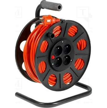 Prodlužovací kabel Jonex Prodlužovací buben 25m - 4 x zásuvka 230V, H05VV-F 3x1,5