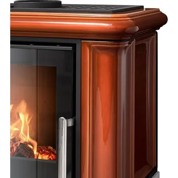 Krbová kamna ABX Abx Ikaria Exklusive - kachlový sokl - karamel