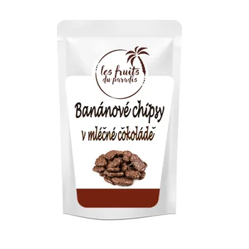 Sušené ovoce Banánový chips v čokoládě 1 kg Les Fruits du Paradis