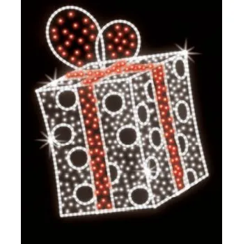 Vánoční světelný řetěz Polamp POL-1105 - 2D dekorace - Dárek - 150 x 130 cm