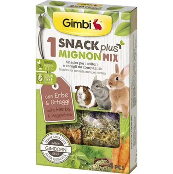 Krmivo pro hlodavce Gimbi Snack Plus MIGNON MIX 1 50g (345171)