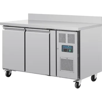 Polar dvoudveřový chladicí stůl se soklem 282l