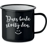 DNES BUDE SKVĚLÝ DEN. - černý plecháček 350 ml