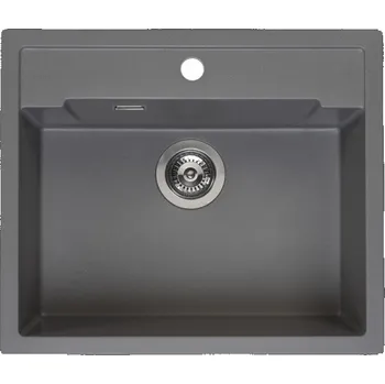 Granitový dřez Reginox Amsterdam 600 Grey silvery
