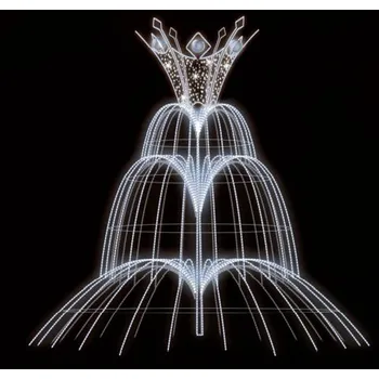 Vánoční osvětlení Polamp POL-1984 - 3D dekorace - Fontána - 400 x 400 cm