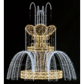 Vánoční osvětlení Polamp POL-1989 - 3D dekorace - Fontána - 300 x 275 cm