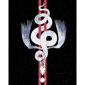 ZUTY Malování podle čísel - ILUSTRACE OKAMIE (FANTASTICKÁ ZVÍŘATA) Rozměr: 40x50 cm, Rámování: bez rámu a bez vypnutí plátna