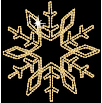 Vánoční světelný řetěz Polamp Vločka Ø120cm - POL-0026