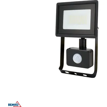 Bemko LED reflektor KASTEL LED 2 20W 6500K IP65 černá s čidlem pohybu
