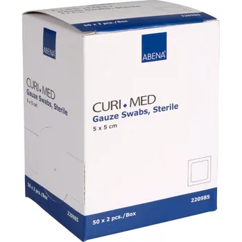 Kompres Gázové kompresy, sterilní 100 ks 5 x 5 cm